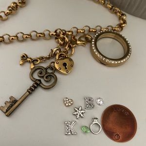 Origami Owl Necklace and Charms